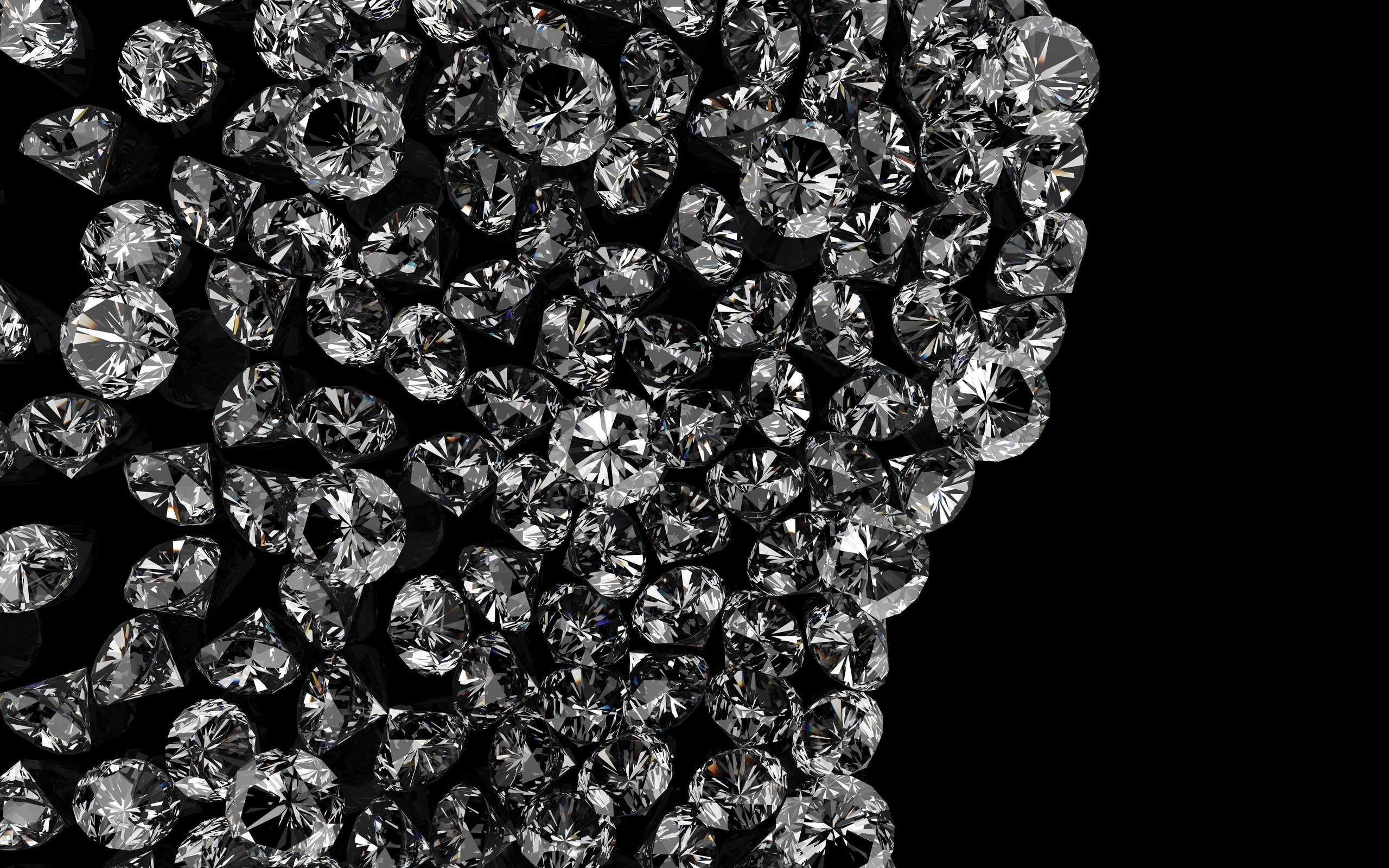 Обои черный фон, бриллианты, камешки, драгоценный камень, black background, diamonds, pebbles, gemstone разрешение 5000x3427 Загрузить