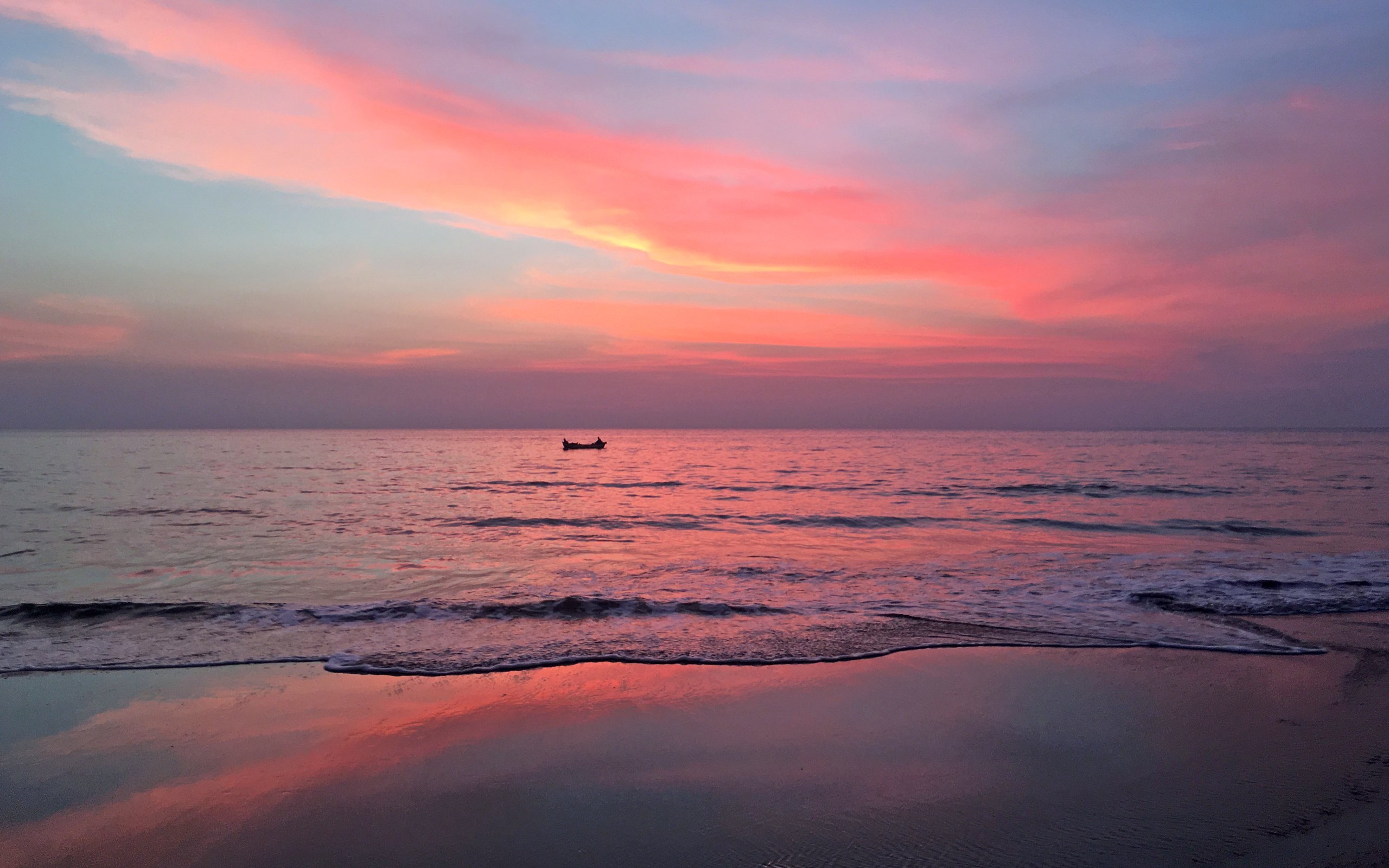 Обои закат, море, пляж, лодка, sunset, sea, beach, boat разрешение 3940x2885 Загрузить