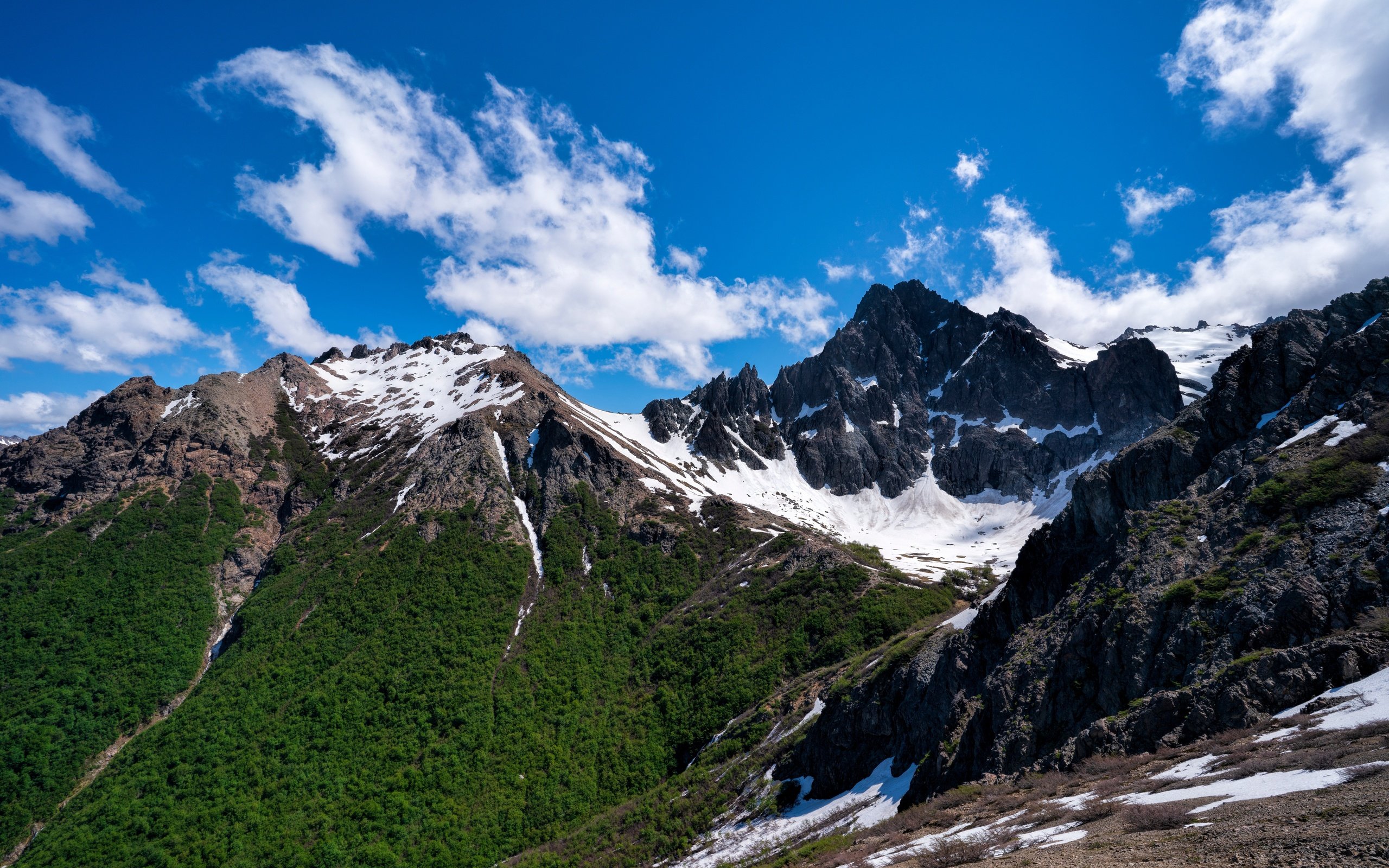 Обои горы, снег, пейзаж, аргентина, патагония, mountains, snow, landscape, argentina, patagonia разрешение 5120x3415 Загрузить