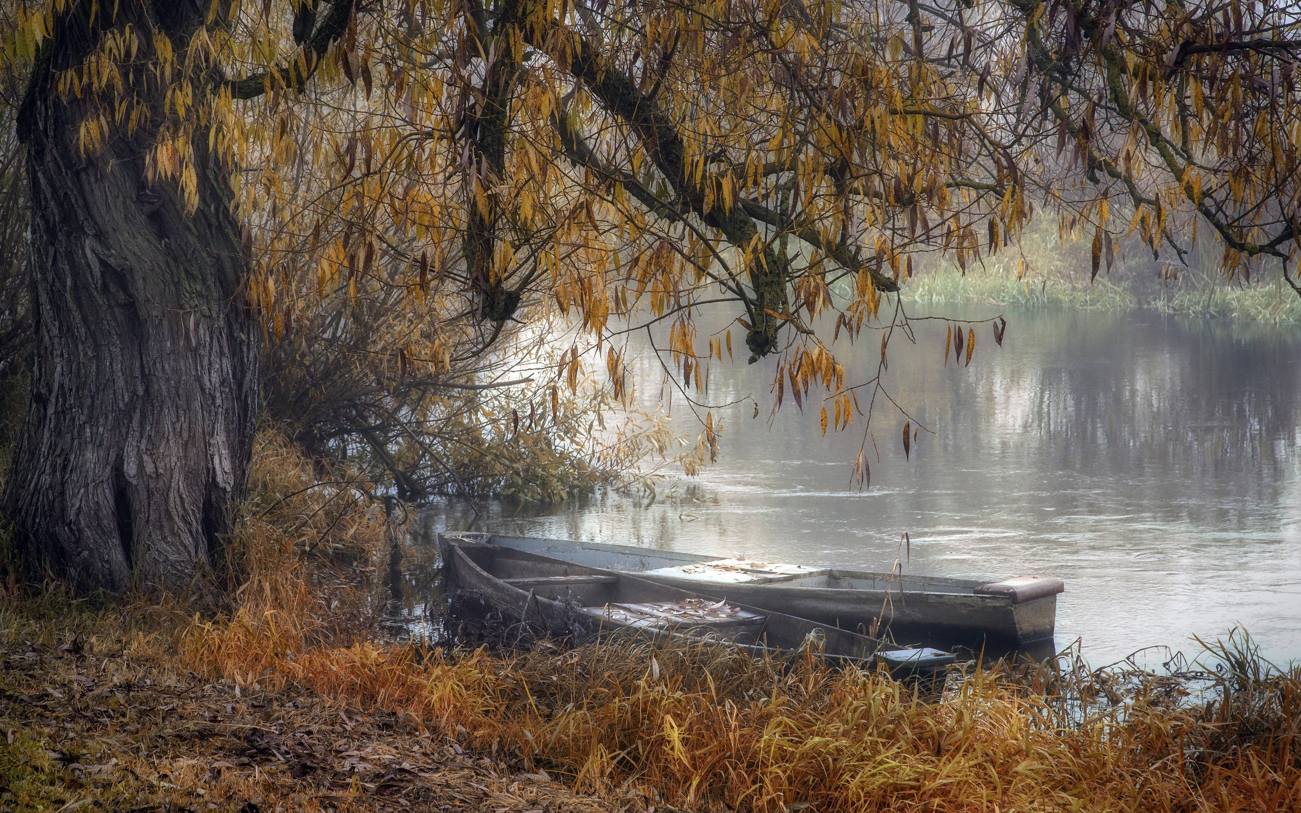 Обои река, осень, лодки, river, autumn, boats разрешение 3840x2160 Загрузить