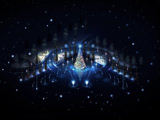 Обои ночь, снеговики, огни, новый год, елка, зима, игрушки, праздник, нарядная, night, snowmen, lights, new year, tree, winter, toys, holiday, elegant разрешение 1920x1200 Загрузить
