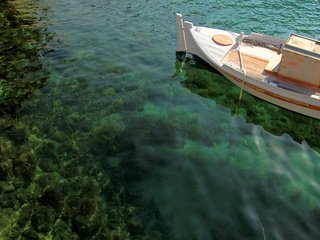 Обои вода, природа, море, дно, лодка, средство передвижения, water, nature, sea, the bottom, boat, vehicle разрешение 2560x1600 Загрузить