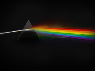 Обои свет, цвета, звезды, dark side, призма, light, color, stars, prism разрешение 2560x1600 Загрузить