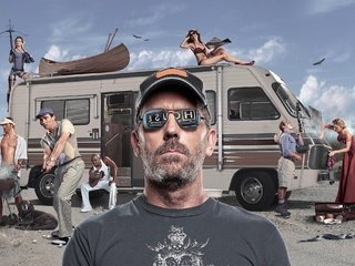 Обои house m.d., хью лори, дом на колесах, hugh laurie, caravan разрешение 2455x1413 Загрузить