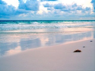 Обои волны, песок, пляж, wave, sand, beach разрешение 1920x1440 Загрузить