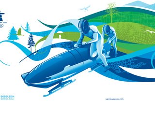 Обои ванкувер, олимпиада 2010, бобслей, vancouver, olympics 2010, bobsled разрешение 1920x1200 Загрузить