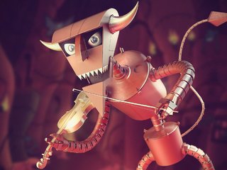 Обои скрипка, робот, футурама, дьявол, скрипач, violin, robot, futurama, the devil, violinist разрешение 2600x1466 Загрузить