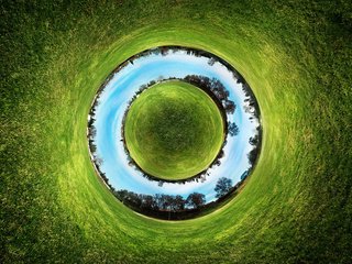 Обои трава, земля, обои для рабочего стола, креатив, фотографии, grass, earth, wallpaper for desktop, creative, photos разрешение 1920x1200 Загрузить