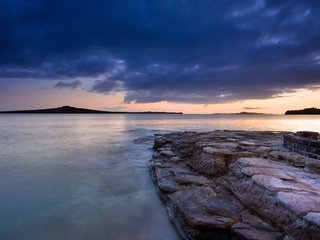 Обои вода, вечер, камни, water, the evening, stones разрешение 2560x1600 Загрузить