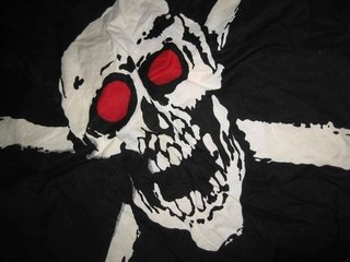 Обои черный, флаг, череп, пиратский флаг, black, flag, skull, pirate flag разрешение 3072x2304 Загрузить