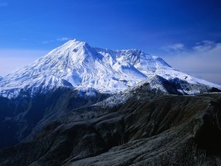 Обои небо, горы, гора, the sky, mountains, mountain разрешение 3200x1200 Загрузить