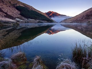 Обои озеро, отражение, новая зеландия, куинстаун, lake, reflection, new zealand, queenstown разрешение 2560x1600 Загрузить