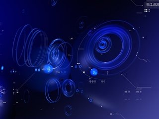 Обои абстракция, фон, синий, цвет, форма, круги, данные, abstraction, background, blue, color, form, circles, data разрешение 1920x1200 Загрузить