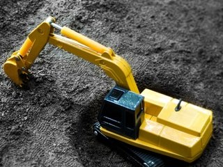 Обои земля, игрушка, экскаватор, earth, toy, excavator разрешение 1920x1440 Загрузить