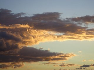 Обои небо, облака, закат, the sky, clouds, sunset разрешение 1920x1080 Загрузить