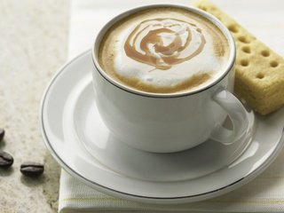Обои кофе, белый, кружка, блюдце, чашка, печенье, coffee, white, mug, saucer, cup, cookies разрешение 2790x1965 Загрузить