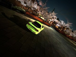 Обои деревья, япония, дома, площадь, rx-7, салатовая, сакуры, trees, japan, home, area, green, sakura разрешение 3840x2160 Загрузить