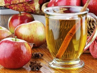 Обои корица, фрукты, яблоки, сладко, сок, анис, cinnamon, fruit, apples, sweet, juice, anis разрешение 2560x1705 Загрузить