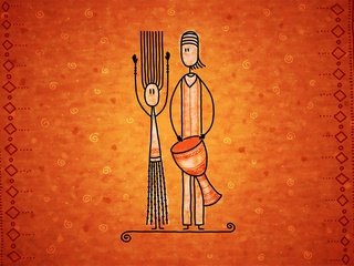 Обои рисунок, люди, музыка, пара, барабан, figure, people, music, pair, drum разрешение 1920x1200 Загрузить