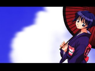 Обои зонт, ai yori aoshi, sakuraba aoi, umbrella разрешение 1920x1200 Загрузить