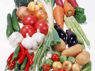 Обои зелень, спаржа, овощи, фасоль, горох, помидоры, морковь, перец, картофель, чеснок, greens, asparagus, vegetables, beans, peas, tomatoes, carrots, pepper, potatoes, garlic разрешение 1920x2705 Загрузить