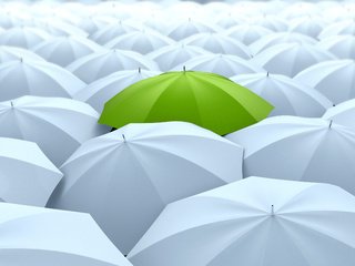 Обои зелёный, настроение, белые, зонты, зонтики, green, mood, white, umbrellas разрешение 2880x1800 Загрузить