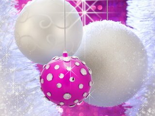 Обои новый год, зима, шарики, игрушки, new year, winter, balls, toys разрешение 1920x1200 Загрузить