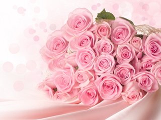 Обои цветы, бутоны, розы, букет, розовые, nezhnost, butony, rozy, buket, flowers, buds, roses, bouquet, pink разрешение 1920x1200 Загрузить