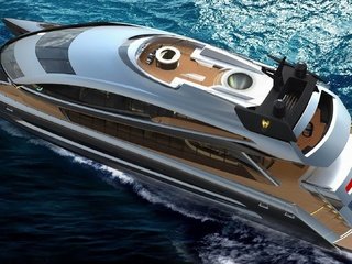 Обои море, яхта, техника, катамаран, моторная, sea, yacht, technique, catamaran, motor разрешение 1920x1080 Загрузить