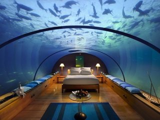 Обои интерьер, под водой, тропики, мальдивы, interior, under water, tropics, the maldives разрешение 4256x2832 Загрузить