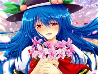 Обои букет, синие волосы, touhou project, bouquet, blue hair разрешение 1920x1200 Загрузить