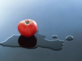 Обои вода, фон, овощи, помидоры, томат, water, background, vegetables, tomatoes, tomato разрешение 1920x1200 Загрузить