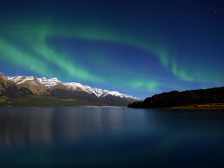 Обои северное сияние, day-night, northern lights разрешение 3840x2400 Загрузить