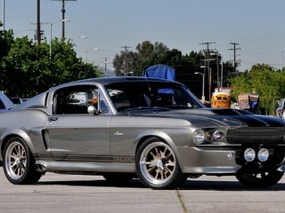 Обои мустанг, форд, eleanor, gt500, фон.jpg, mustang, ford разрешение 1920x1080 Загрузить