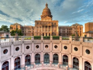 Обои капитолий в остине, the capitol in austin разрешение 2560x1440 Загрузить