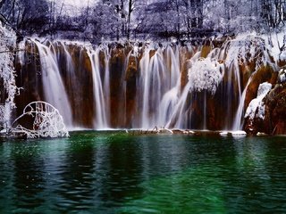 Обои водопад, plitvicer lakes, хорватии, waterfall, croatia разрешение 1920x1080 Загрузить