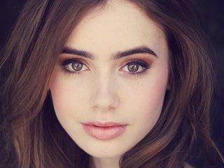 Обои глаза, фото, взгляд, лицо, грань, лили коллинз, eyes, photo, look, face, lily collins разрешение 2336x1869 Загрузить