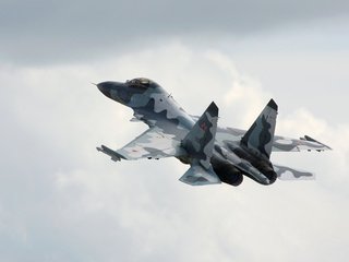 Обои самолет, истребитель, су-35, многоцелевой, небо. высоита, the plane, fighter, su-35, multipurpose, the sky. wysota разрешение 1920x1200 Загрузить