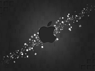 Обои логотип, мак, фигуры, бренд, прямоугольники, hi-tech, эппл, logo, mac, figure, brand, rectangles, apple разрешение 2560x1600 Загрузить