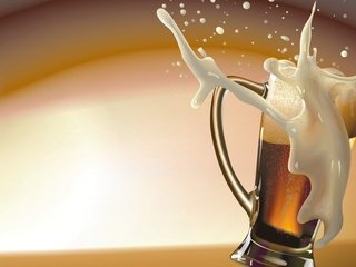 Обои пиво, пенка, тёмное, брызги в движение, баккал, beer, foam, dark, spray in motion, bakkal разрешение 1920x1200 Загрузить