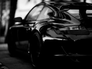 Обои черный, автомобиль, порше, black, car, porsche разрешение 1920x1200 Загрузить