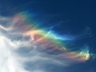 Обои радужные облака, iridescent clouds разрешение 1920x1200 Загрузить