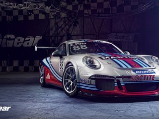 Обои porsche 911, gt3 cup, martini racing, top gear разрешение 1920x1080 Загрузить