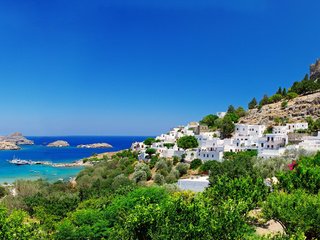 Обои греция, greece разрешение 6229x3104 Загрузить