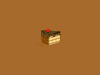 Обои рисунок, торт, кусочек, вишенка, figure, cake, piece, cherry разрешение 2560x1600 Загрузить
