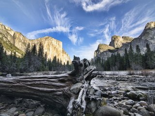 Обои пейзаж, калифорния, йосемити, национальный парк, landscape, ca, yosemite, national park разрешение 2048x1279 Загрузить