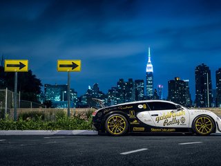 Обои nyc, supersport, бугатти, бок, вейрон, pur blanc, nigth, нью - йорк, bugatti, side, veyron, new york разрешение 1920x1080 Загрузить