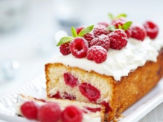 Обои крем для торта, малина, ягоды, сладкое, выпечка, десерт, кекс, cream cake, raspberry, berries, sweet, cakes, dessert, cupcake разрешение 1920x1280 Загрузить