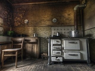 Обои интерьер, фон, стол, стул, комната, кухня, interior, background, table, chair, room, kitchen разрешение 2560x1685 Загрузить