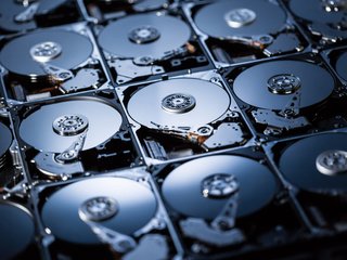 Обои компьютер, цифровой запоминающий, жесткие диски, computer, digital storage, hard drives разрешение 5296x3531 Загрузить